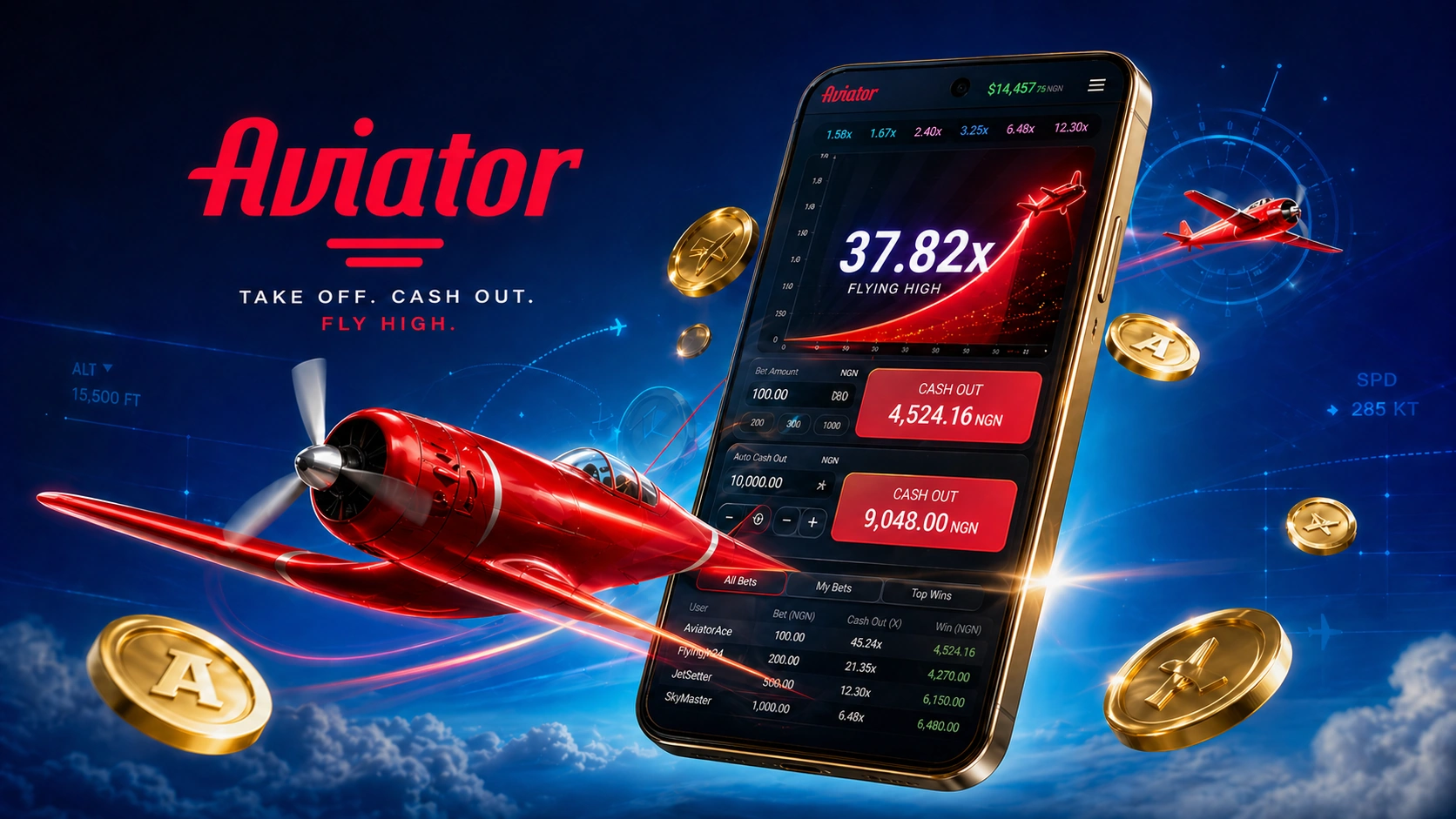 Aviator mobile promo airplane coins